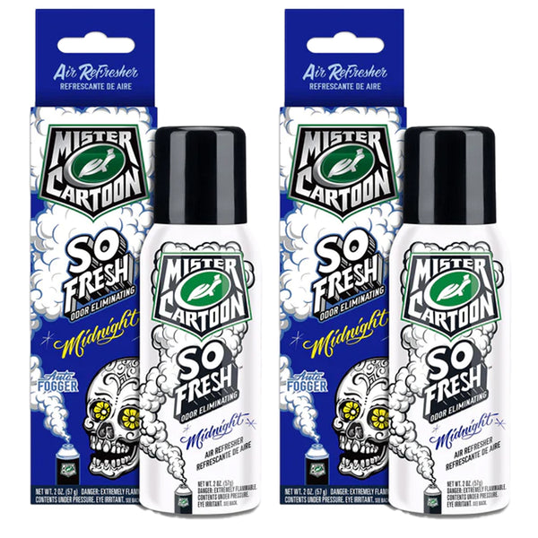 Turtle Wax FOGGER Midnight 2 oz: Ultimate Car Fogger and Smoke Odor Eliminator – Long-Lasting Scent Car Air Freshener, 2 Packs