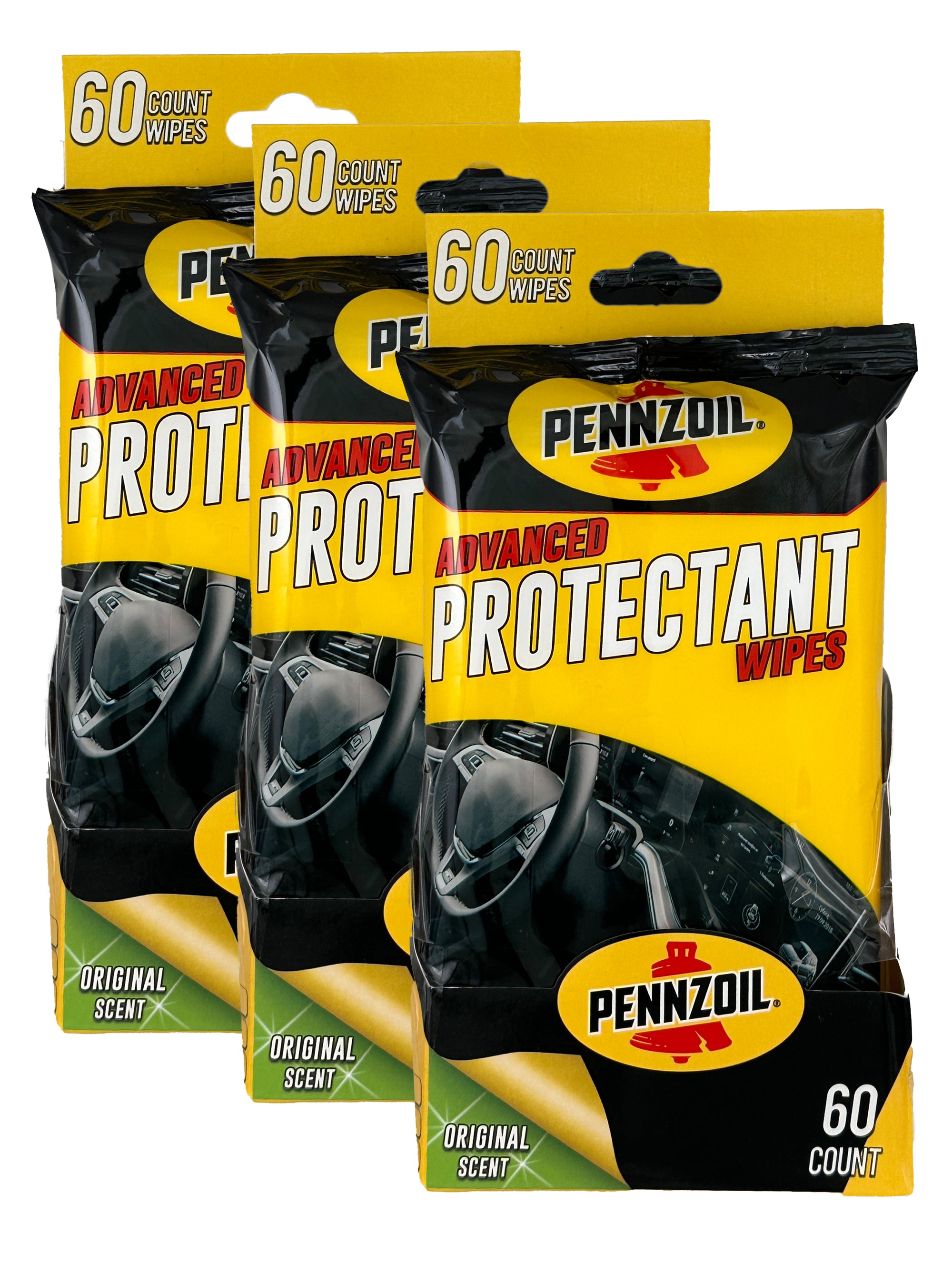 Pennzoil Protectant Wipes - Car Cleaner, Interior Car Wipes for Advanced  Car Cleaning, Protectant Wipes, Pouch, 30-Count, 6 Packs by GOSO Direct