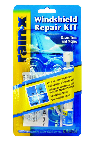 Rain‑X Fix a Windshield Repair Kit, for Chips, Cracks, Bulll's-Eyes and Stars