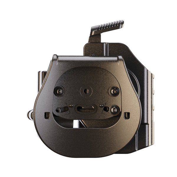 Orpaz Delta G31 Light Bearing Holster compatible with Glock 31 Holster with Light, Paddle Gen2 w/Eran2, Level II Modular Flashlight Adapter and Innovative Flashlight Protector Cap - Unisex