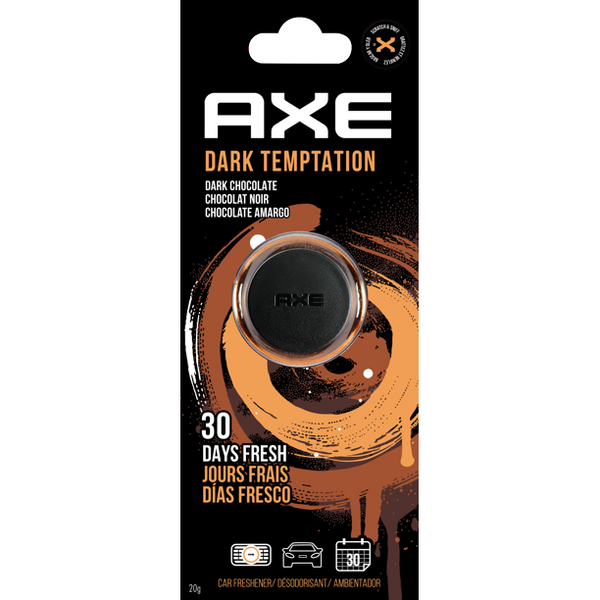 AXE Air Freshener Mini Vent Clip, Odor Eliminator, Air Purifier Provides A Long Lasting Scent, Dark Temptation
