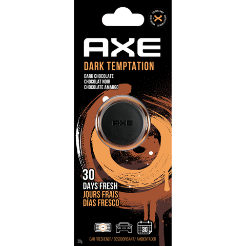 AXE Air Freshener Mini Vent Clip, Odor Eliminator, Air Purifier Provides A Long Lasting Scent, Dark Temptation