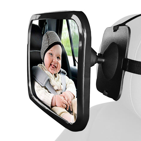 T-Rex Car Seat Mirror Impact Resistant Backseat Mirror Adjustable 360 Baby Car Mirror