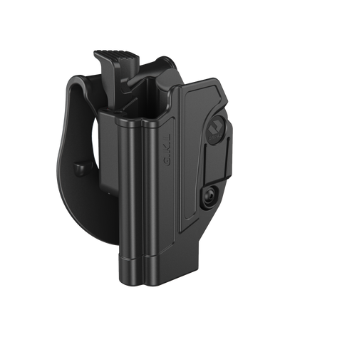 Orpaz Glock 19 Holster Fits Also Glock 17 Glock 22 Glock 26 Glock 34 Left Handed Paddle Holster