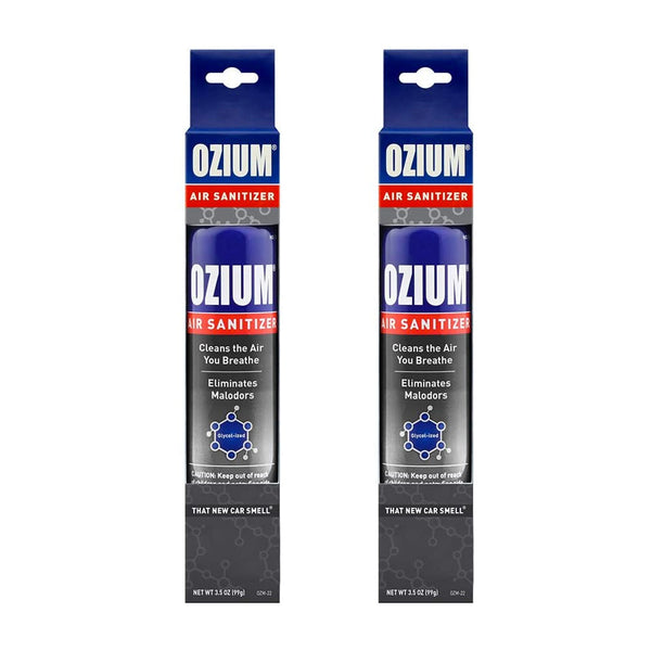 Ozium Air Sanitizer 3.5 oz Spray, That New Car Smell (2-PACK)