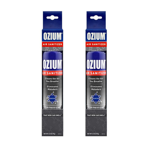 Ozium Air Sanitizer 3.5 oz Spray, That New Car Smell (2-PACK)