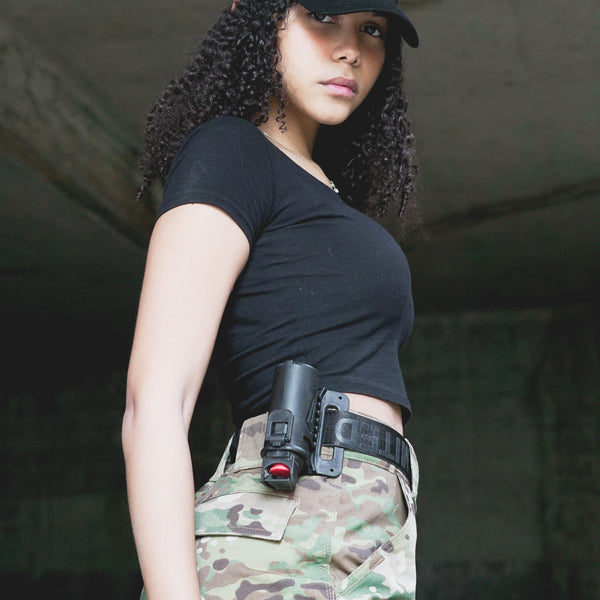 Orpaz Pepper Spray Holster, MK3 Pepper Spray Holster, OC Spray Holder, for Glock 43 & Similar, 9mm Mag Pouch Combo