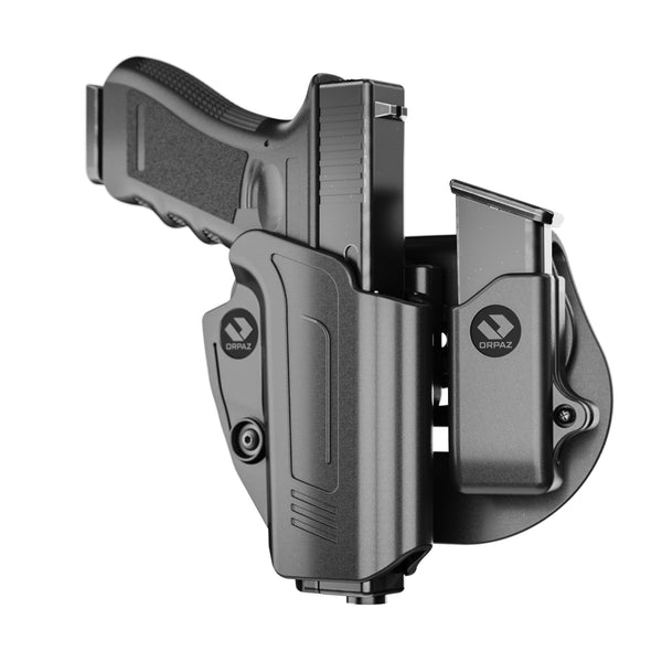 Orpaz SP2022 Holster with SP2022 Magazine Holder, Level I OWB Paddle Holster