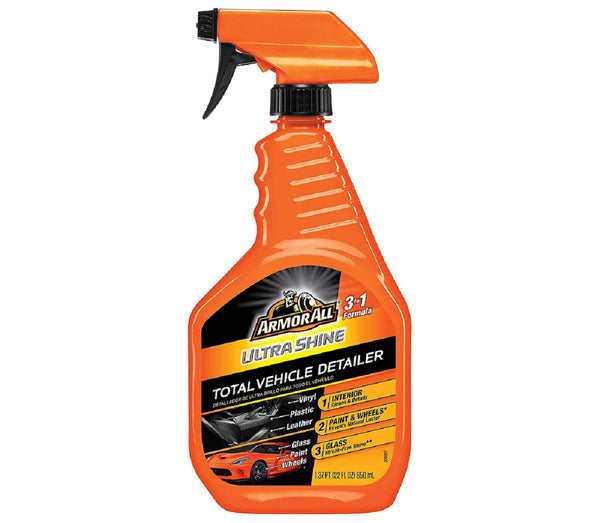 Armor All Ultra Shine Total Vehicle Detailer for Cars, Truck, Motorcycle, 22 Fl Oz