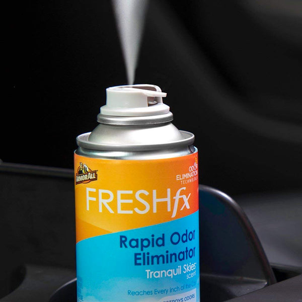 FreshFX Armor All Fogger Rapid Odor Eliminator 1.5 Oz. Car Bomb Spray, 2-Pack (Tranquil Skies)