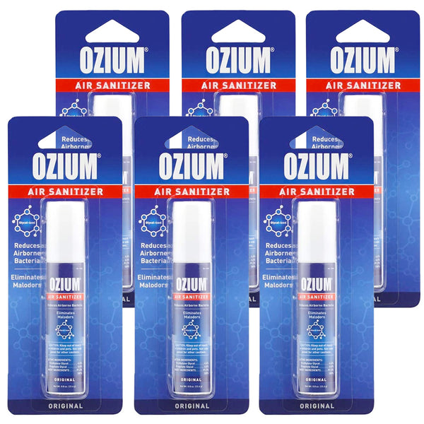 Ozium Air Sanitizer 0.8 oz Spray, Original 6-PACK