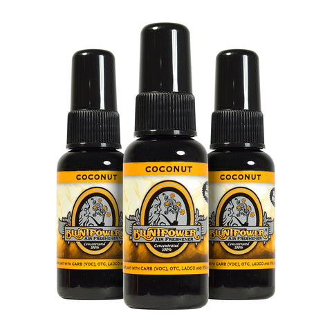Bluntpower Air Freshener Blunt Power Spray, Coconut (Pack of 3)