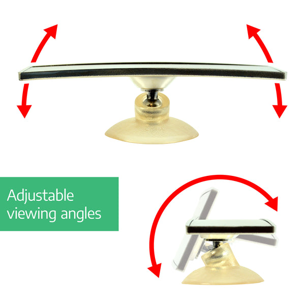 T-Rex Baby Car Mirror for Baby Car Seat View (5.5"x2.5" Rectangular)