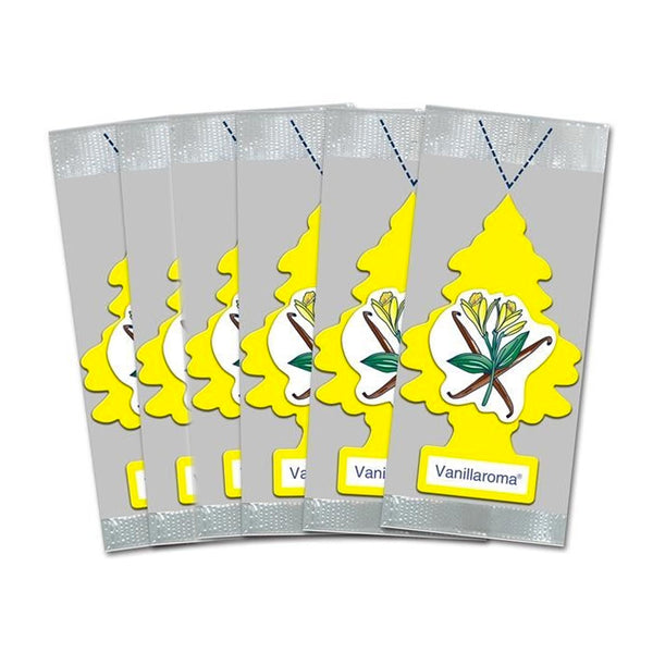 Little Trees Car Air Freshener 6-Pack (Vanillaroma)