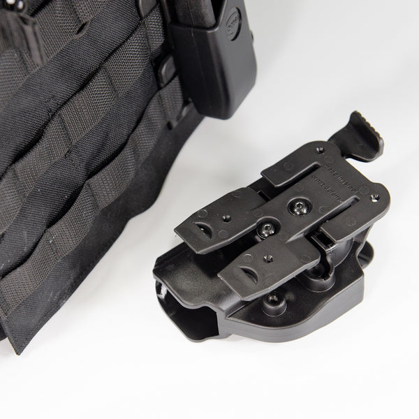 Orpaz Compatible with Glock 17 Holster Optics Compatible Level II OWB MOLLE Holster