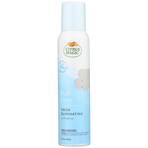 Citrus Magic Odor Eliminating Air Freshener Spray With Citrus Magic Pure Linen, 3.6 - Ounce