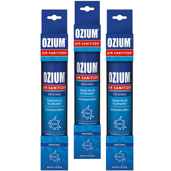Ozium Air Sanitizer 3.5 oz. Ozium Spray, Original (3-PACK)