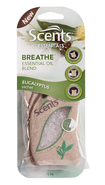 Scents Automotive Essentials Air Freshener: Breathe, Eucalyptus Sachet