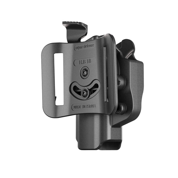 Orpaz Compatible with Glock 17 Holster Optics Compatible Level II OWB Belt Holster