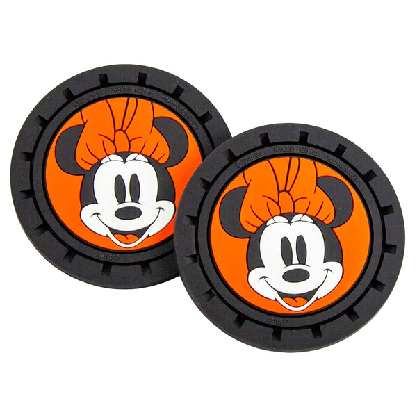 Minnie Mouse Car Cup Coasters 2-Piece - Cute Coasters for Your Car Cup Holders, Must-Have Accessories for Your Car Interior