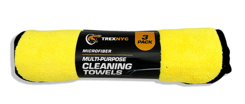 TrexNYC Microfiber  Roll, Car & Kitchen Dish Cloths Absorbent Towels, 3 Packs