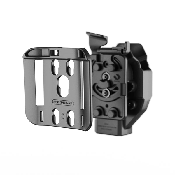 Orpaz OMS Belt Loop Receiver Attachment for the Orpaz Holster Insert or MOLLE Insert, Black