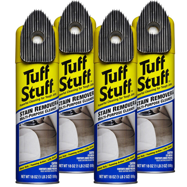 Tuff Stuff Multi-Purpose Foam Cleaner and Stain Remover, 18 Oz. (4-PACK)