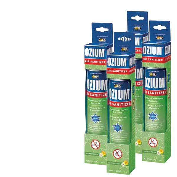 Ozium Spray 3.5oz Ozium Air Sanitizer, Country Fresh (4-Pack)