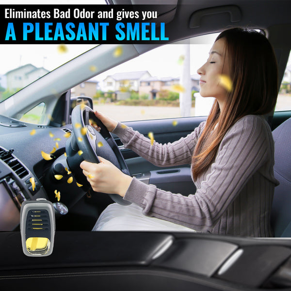 Tasotti Car Perfume Air Freshener, Essential Car Air Freshener for Long-lasting Scent and Car Odor Eliminator, Nuvo Car Perfume Collection, New Car
