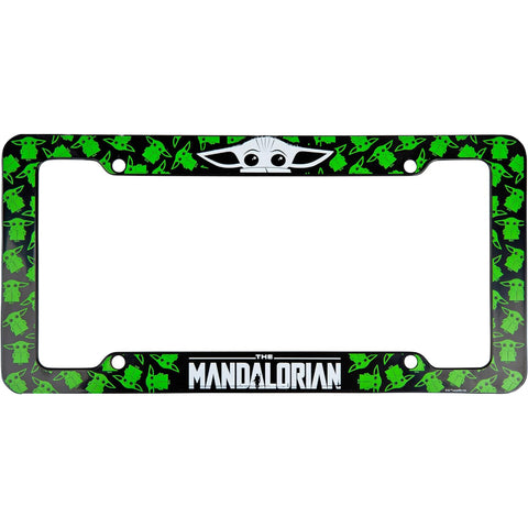Chroma Mandalorian License Plate Frames: Plastic Car License Plate Covers & Frames