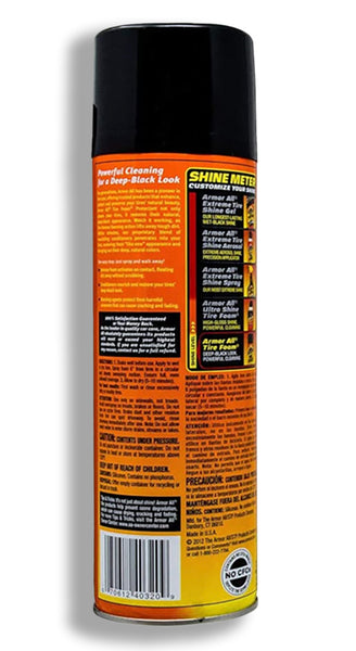 Armor All Tire Foam Protectant, Restores Deep-Black Look, 20 oz. 6 Packs