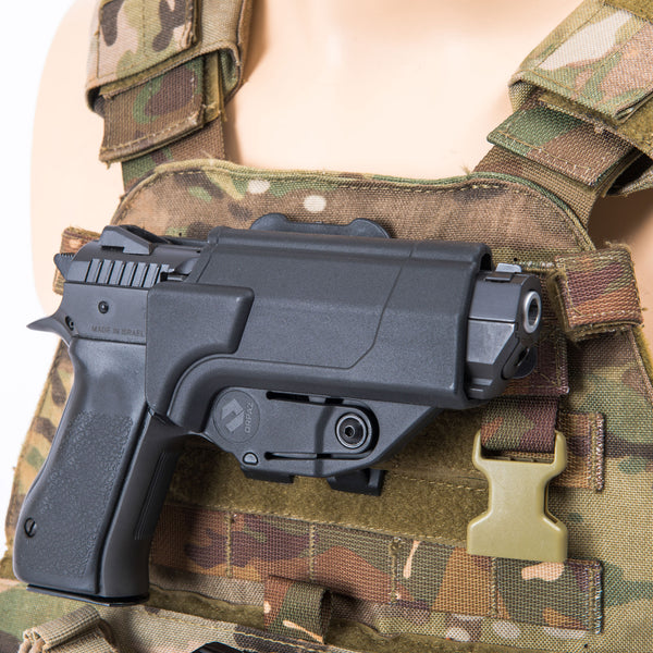 Orpaz IWI Masada Holster, Left Handed Holster, Level I OWB Holster, MOLLE Holster