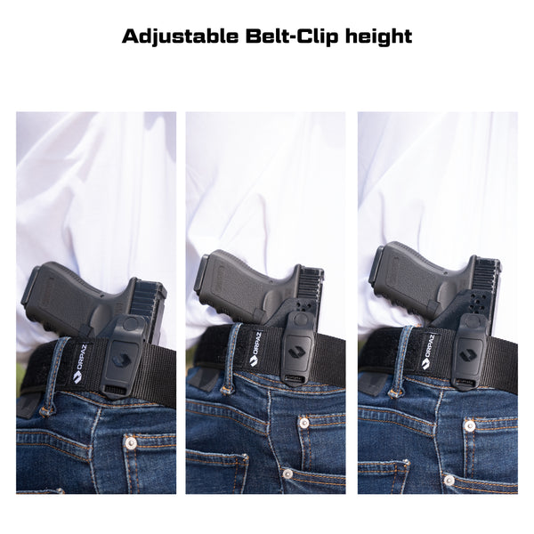 Orpaz G43X IWB Holster Compatible with Glock 43X IWB Holster Concealed Carry Holster, Passive Retention, IWB Clip