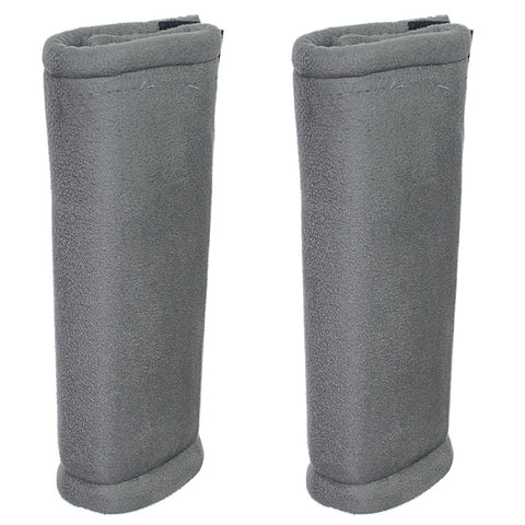 T-Rex Car Seatbelt Cover Comfortable Memory Foam Seatbelt Pad, Grey (2-Pack)