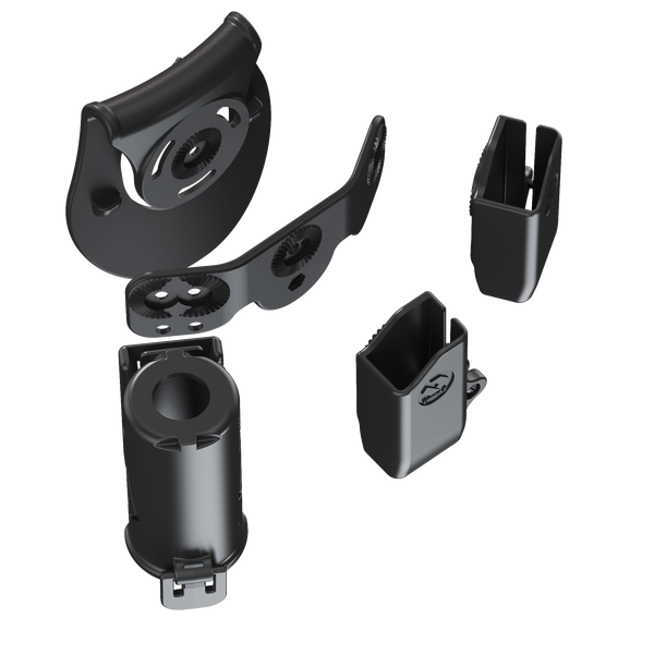 Orpaz Pepper Spray Holster, MK3 Pepper Spray Holster, OC Spray Holder, for DS Metal Mags, 2X 9mm Mag Pouch Combo