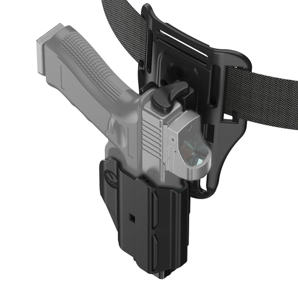 Orpaz CZ P07 Holster Sights & Optics Compatible Modular OWB Holster, Low-Ride