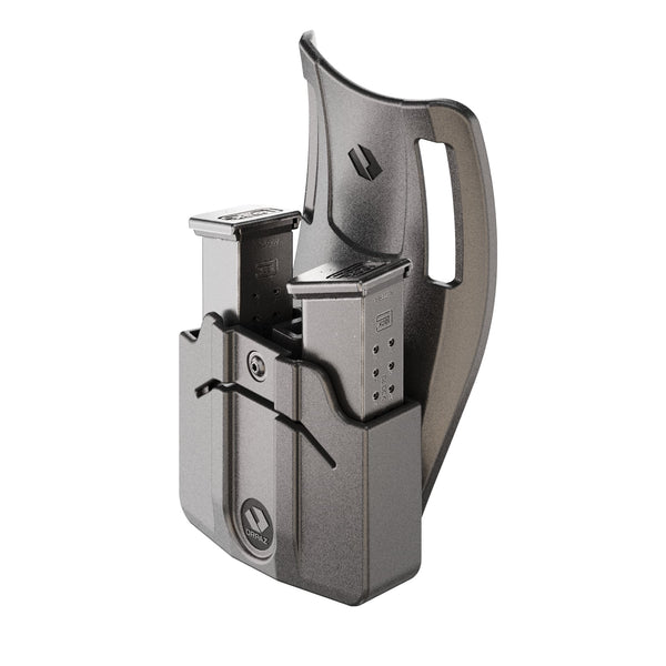 Orpaz HK Pistol Mag Pouch Compatible with Heckler & Koch P30SK V1 /V3 Magazine Holster for 0.40, 9mm Magazine Holder, Double Mag, Low-Ride