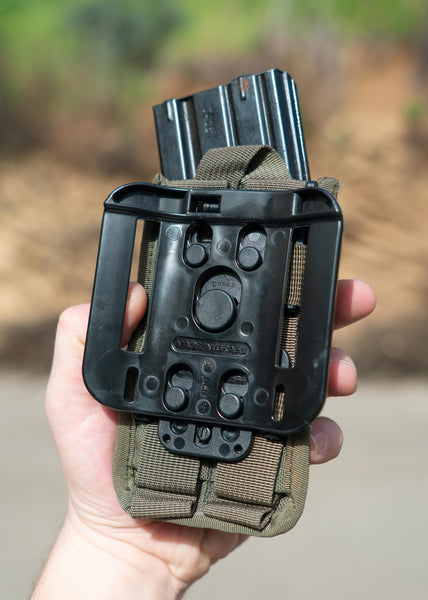 Orpaz Belt Attachment for MOLLE Pouch, MOLLE Mag Pouch, MOLLE Backpack and other MOLLE Accessories, Desert Tan