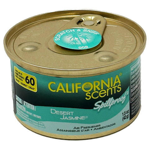 California Scents Spillproof Car Air Freshener - The Best Car Air Freshener and Odor Eliminator for Your Vehicle, Desert Jasmine