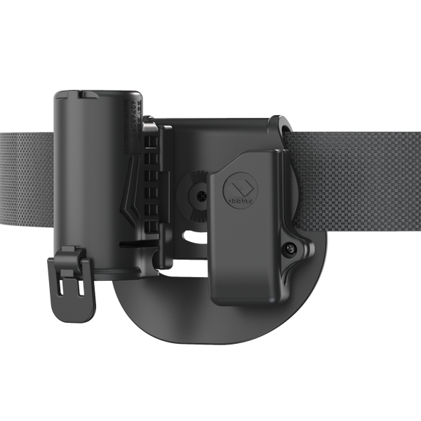 Orpaz Pepper Spray Holster, MK3 Pepper Spray Holster, OC Spray Holder, for Glock 43 & Similar, 9mm Mag Pouch Combo