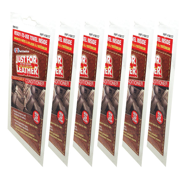 Blue Magic Leather Conditioner Restores, Preserves & Moistures Leather, New Car (Pack of 6)