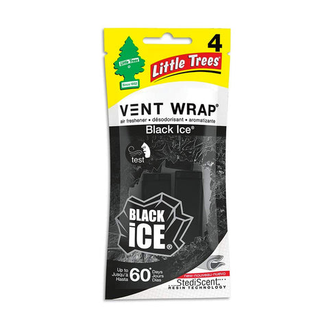 Little Trees Vent Wrap Car Air Freshener (Black Ice)