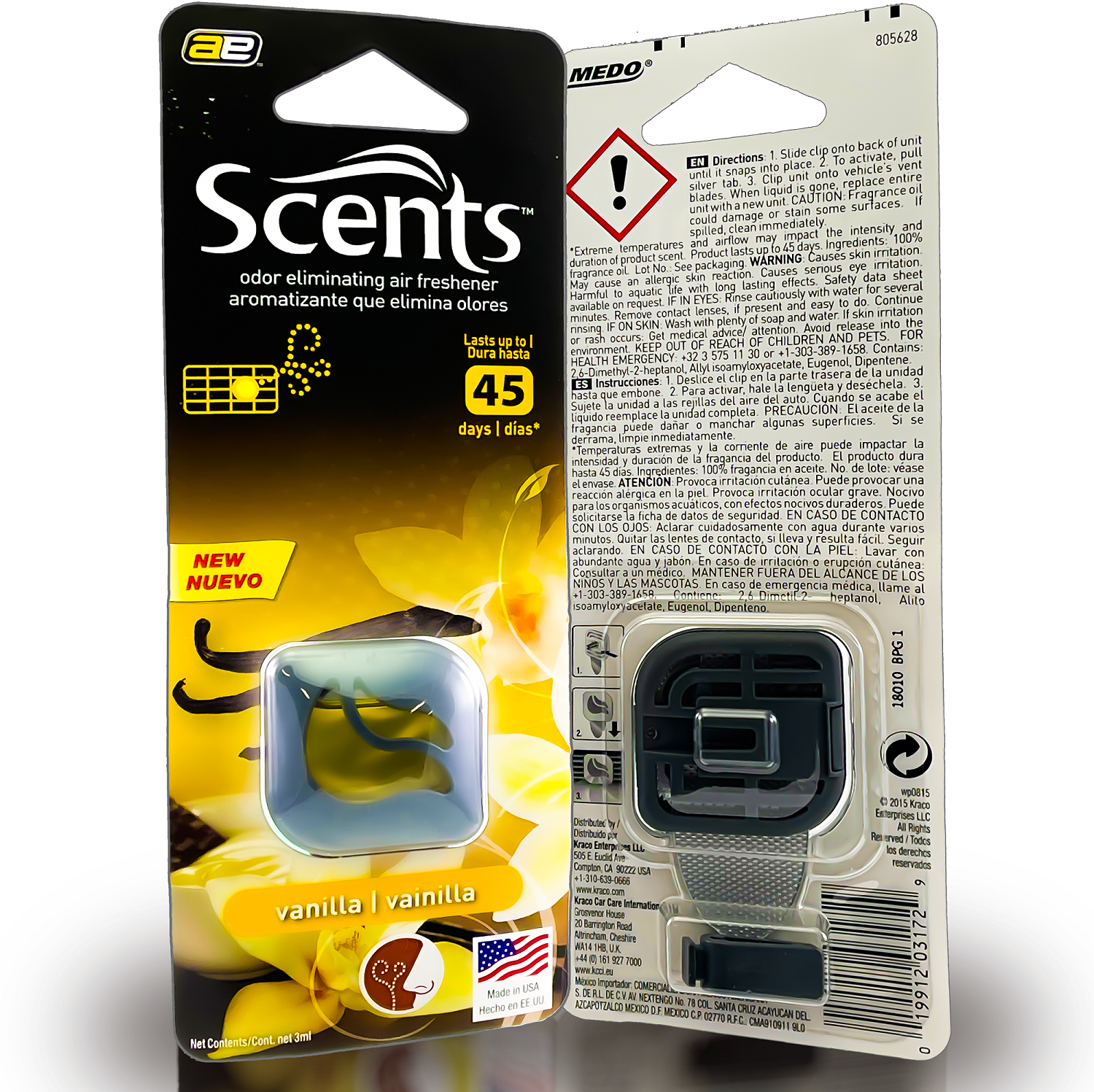Scents Car Vent Clips Air Freshener, Automotive Air Freshener and