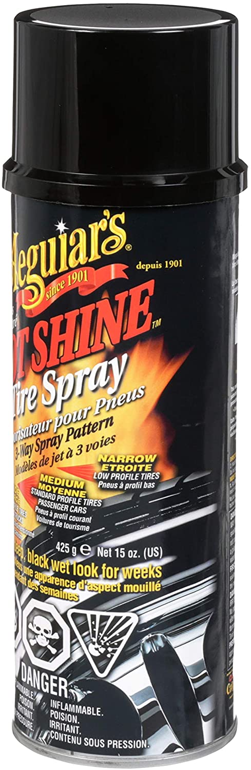 Meguiar's Hot Shine Tire Spray 15 oz Pack of 3 