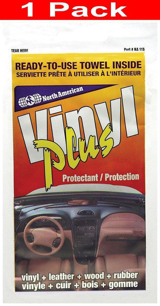 Blue Magic Vinyl Protectant Towel Works on Leather Wood & Rubber, Protects from UV Light