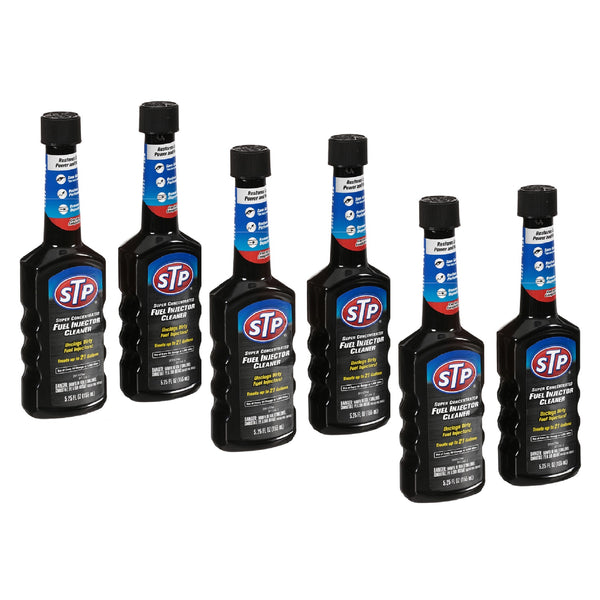 STP Super Concentrated Fuel Injector Cleaner - 5.25 fl. oz. (6-Pack)