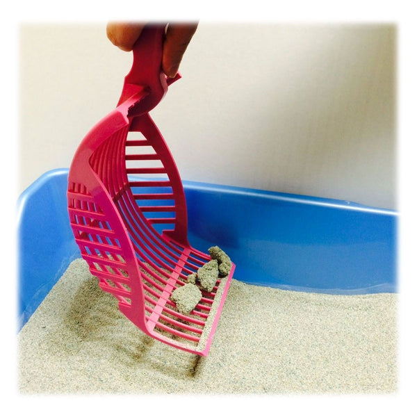 Wonder Scooper the Ultimate Cat Litter Scoop that Keeps Litter Box Area Clean and Free of Mess (colors may vary)