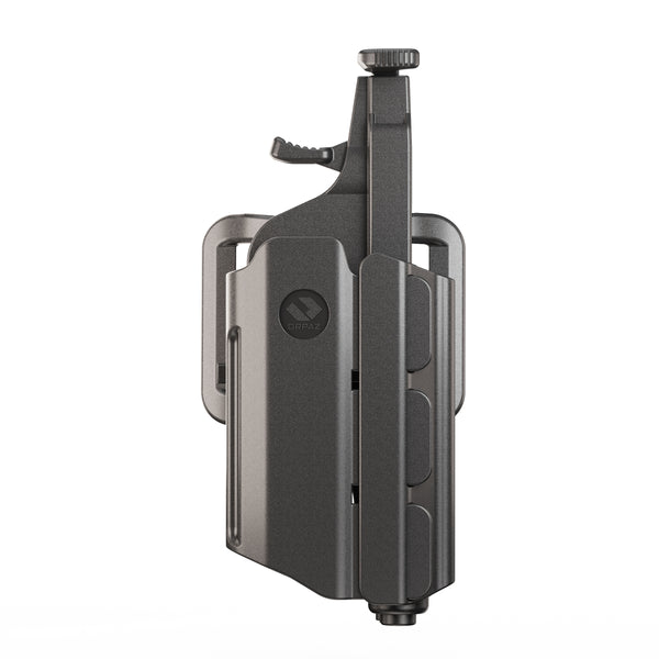 Orpaz Light Bearing Holster Compatible with S&W M&P 40 Holster with Light/Laser/Sight/Optics (Medium Pistol Lights, Belt Attachment)