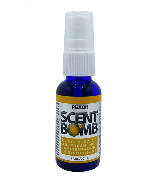 Scent Bomb Air Freshener Spray, 100 % Oil Based Concentrated Air Freshener, Air Freshener Spray for Car, Room, Bathroom and Odor Eliminator, Peach