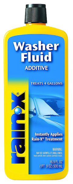 Rain X Windshield Washer Fluid Additive - Windshield Wiper Fluid and Car Window Cleaner, The Ultimate Clarity for Your Car! - 16.9 fl. oz, 500. ml